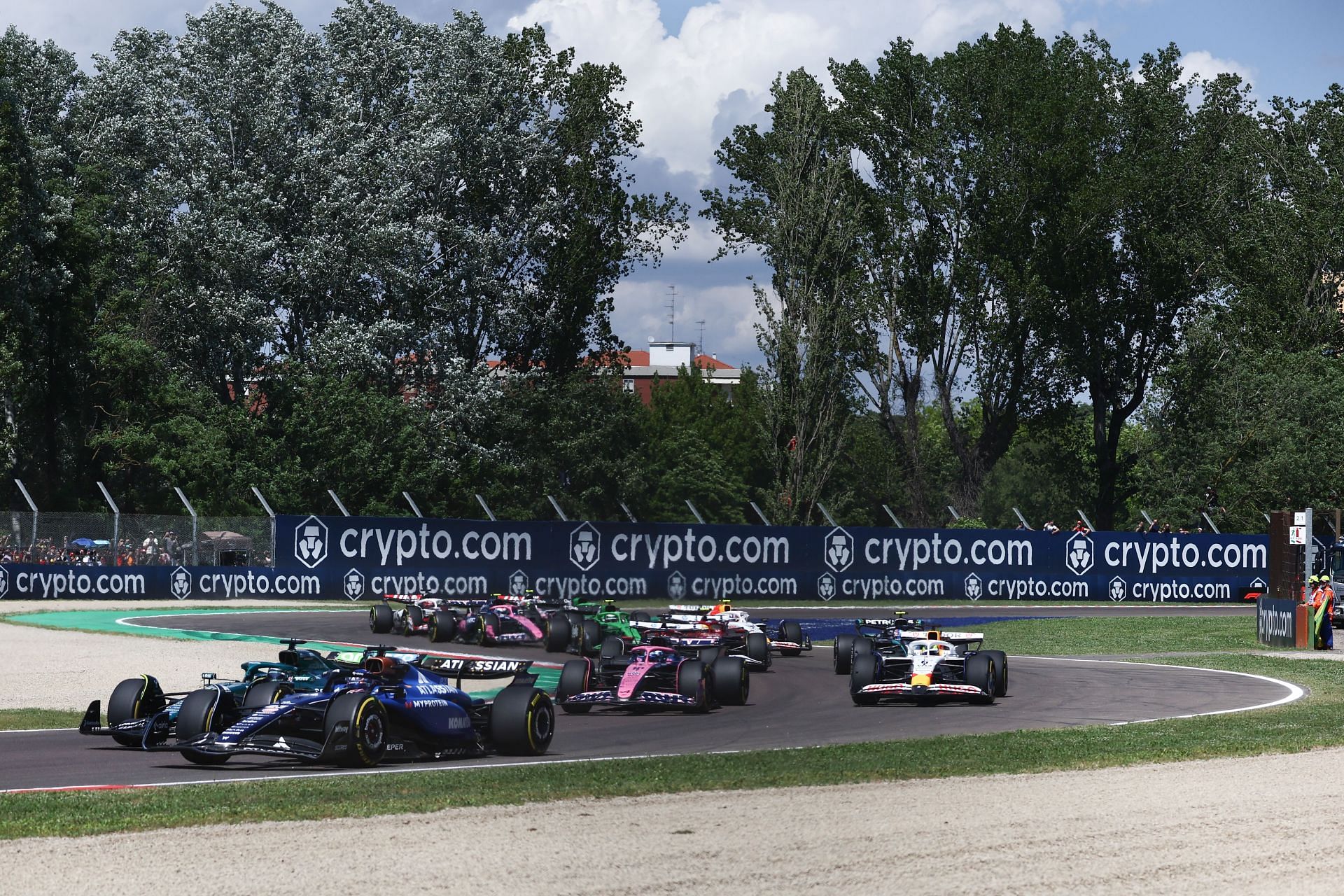 Start of the Formula 1 Emilia-Romagna Grand Prix at Autodromo Enzo e Dino Ferrari in Imola, Italy on May 18, 2025 - Source: Getty